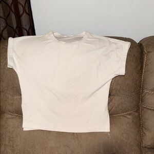 Splendid Cream Textured Top